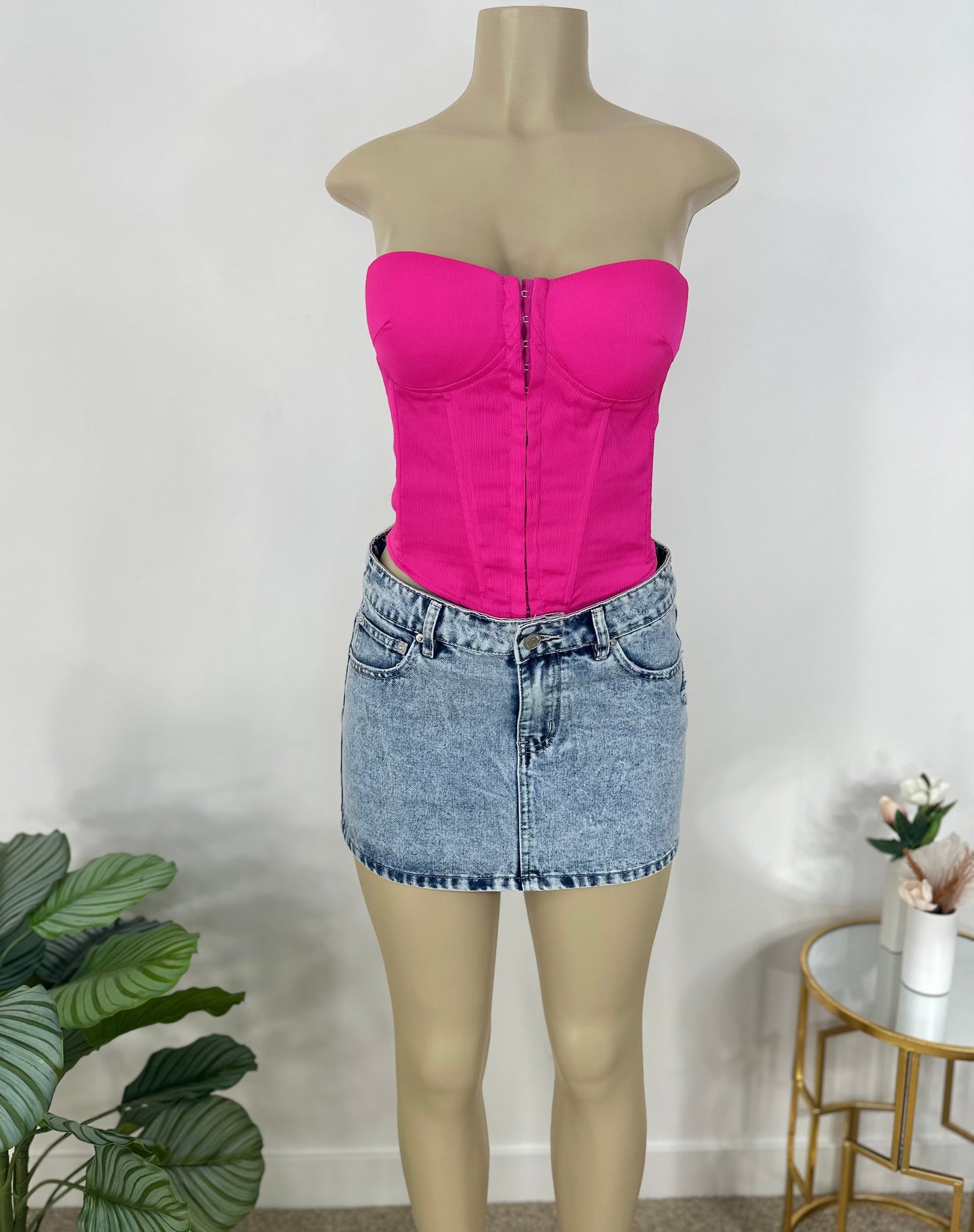 Pink Corset Top