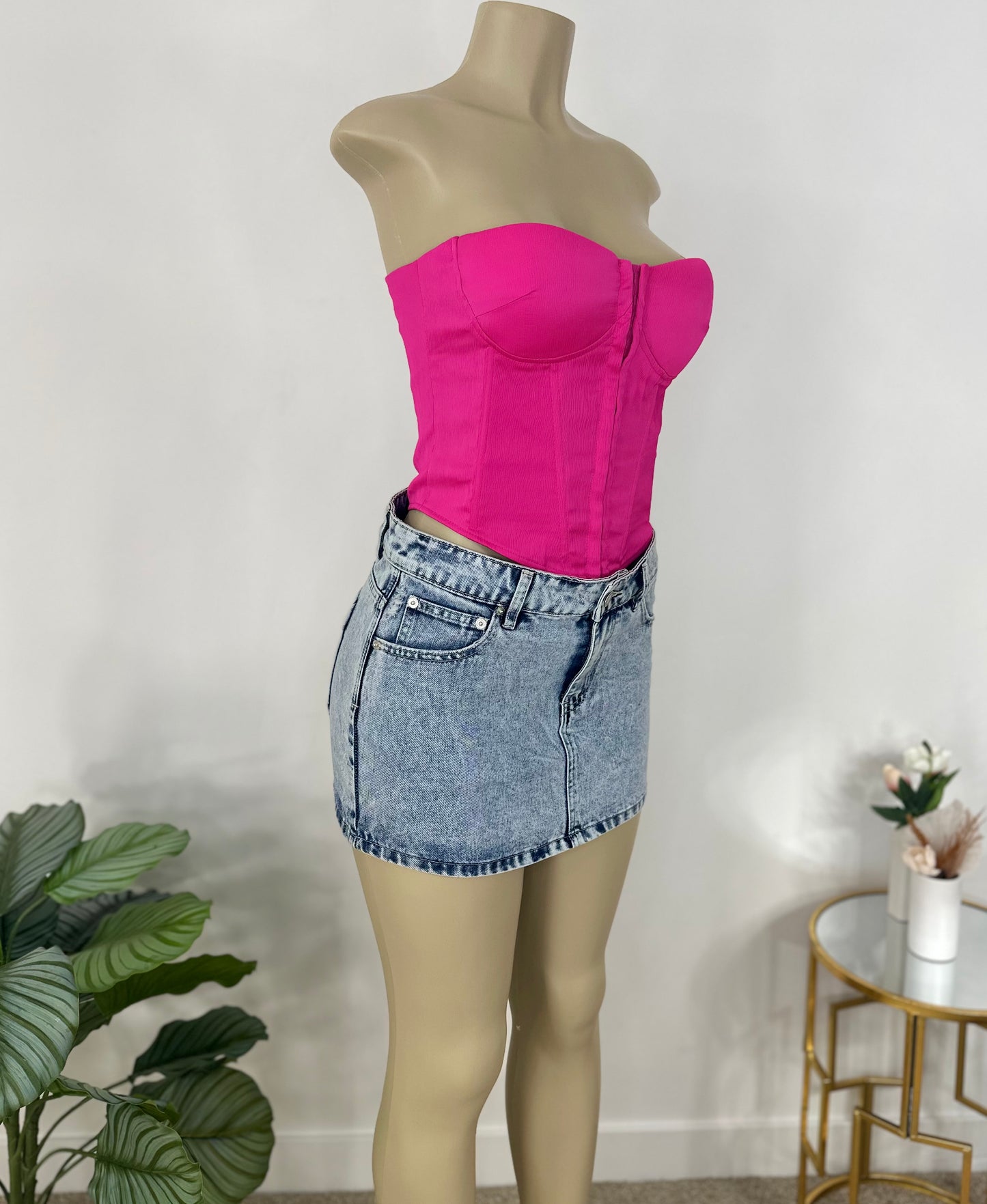 Pink Corset Top