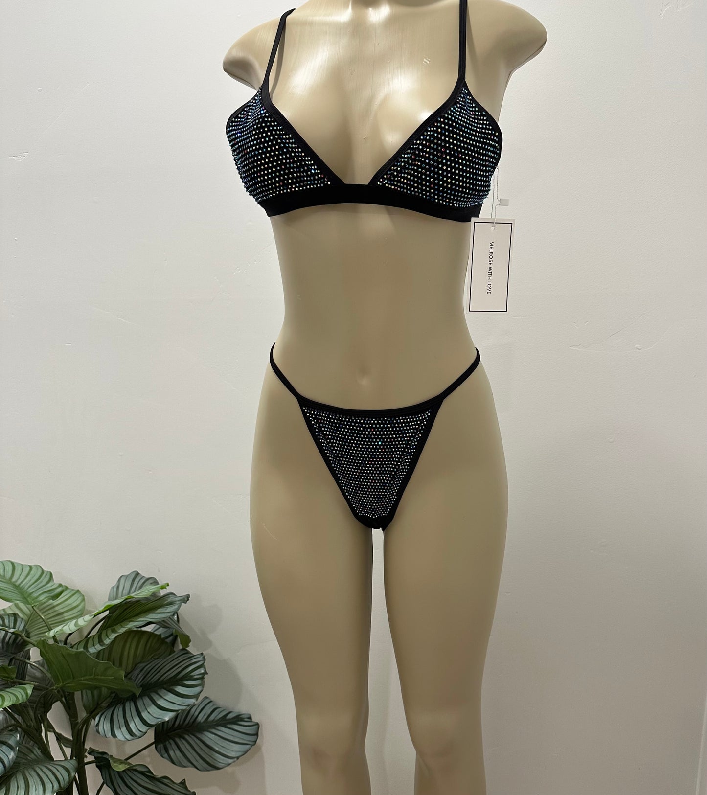 Rhinestone Bikini Set