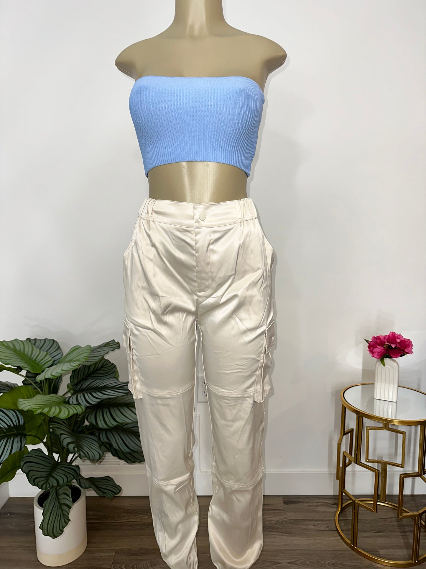 Satin Jogger Pants