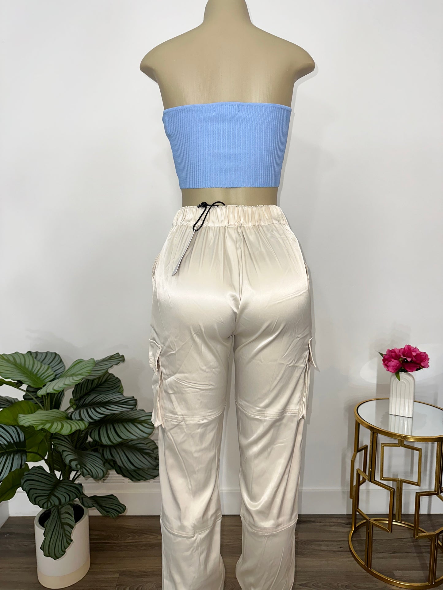 Satin Jogger Pants
