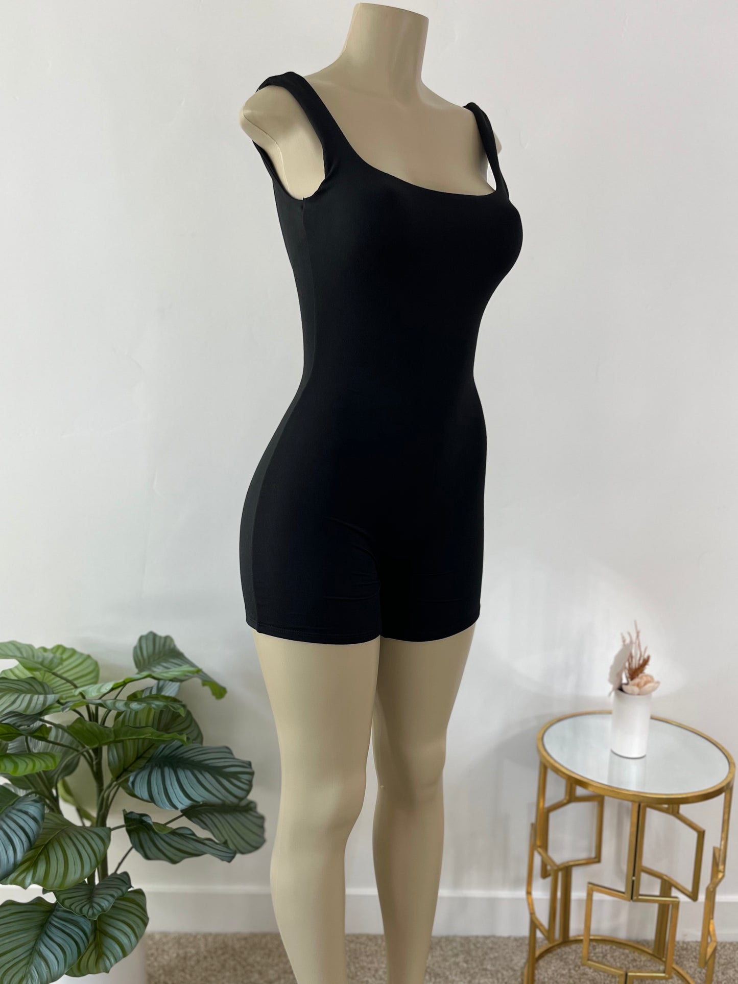 Raven Black Romper